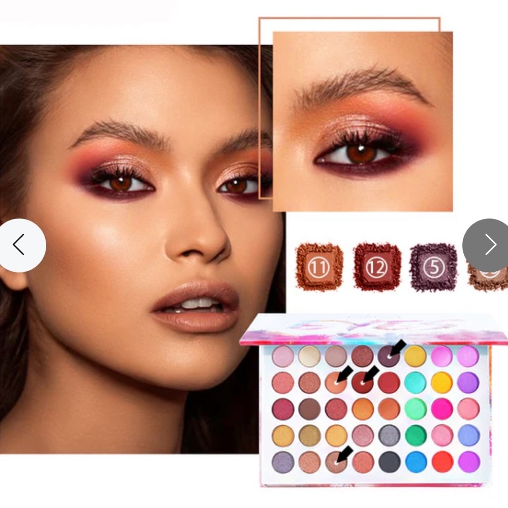 Eyeshadow Palette - Bold Multi-Color Collection - 40 colors - New - Picture 6 of 11